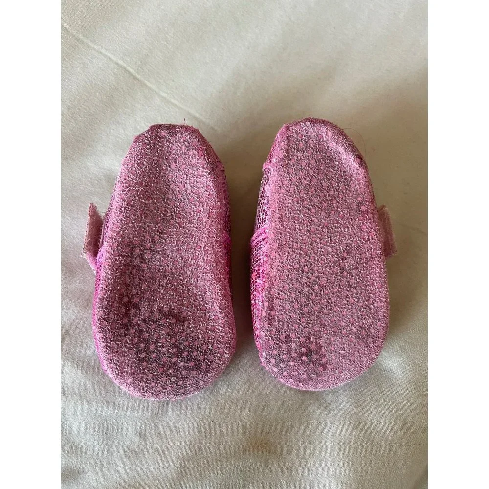 Bob’s Dark Pink Sparkle Bootie Shoes